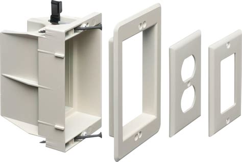 flat screen tv junction boxes|arlington recessed tv outlet box.